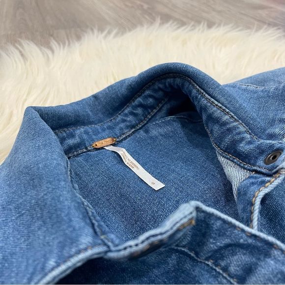 FREE PEOPLE dynomite denim dress - s - Picture 6 of 6